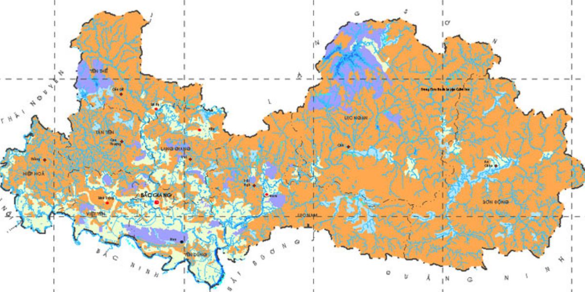 bắc giang bản đồ quy hoạch