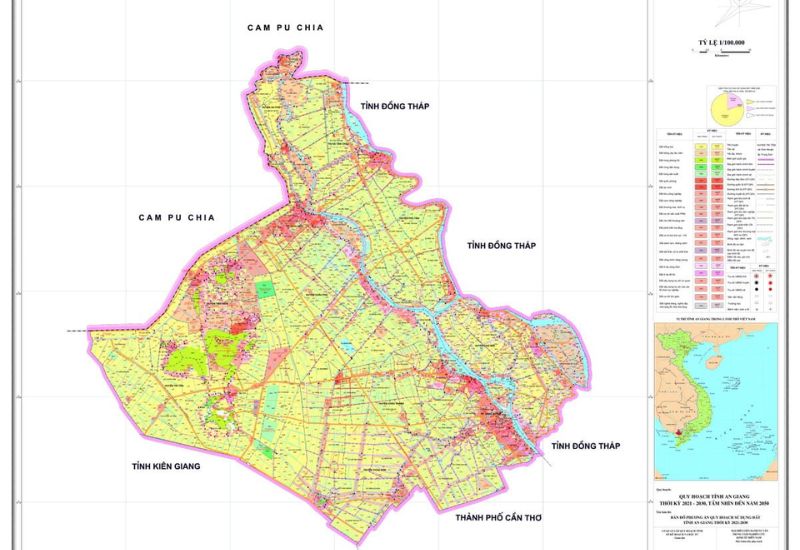 bản đồ an giang mới nhất