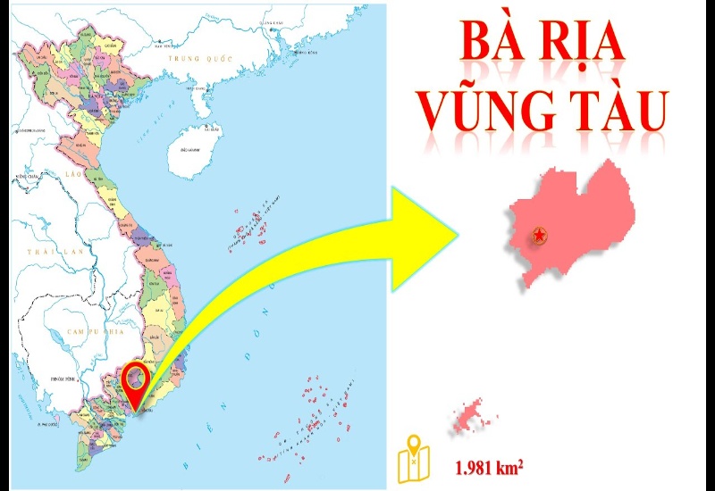 Bản đồ tỉnh Bà Rịa – Vũng Tàu mới nhất về hành chính, giao thông, quy hoạch