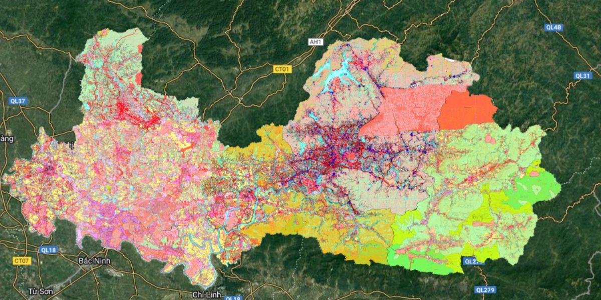 bản đồ bắc giang hiện nay