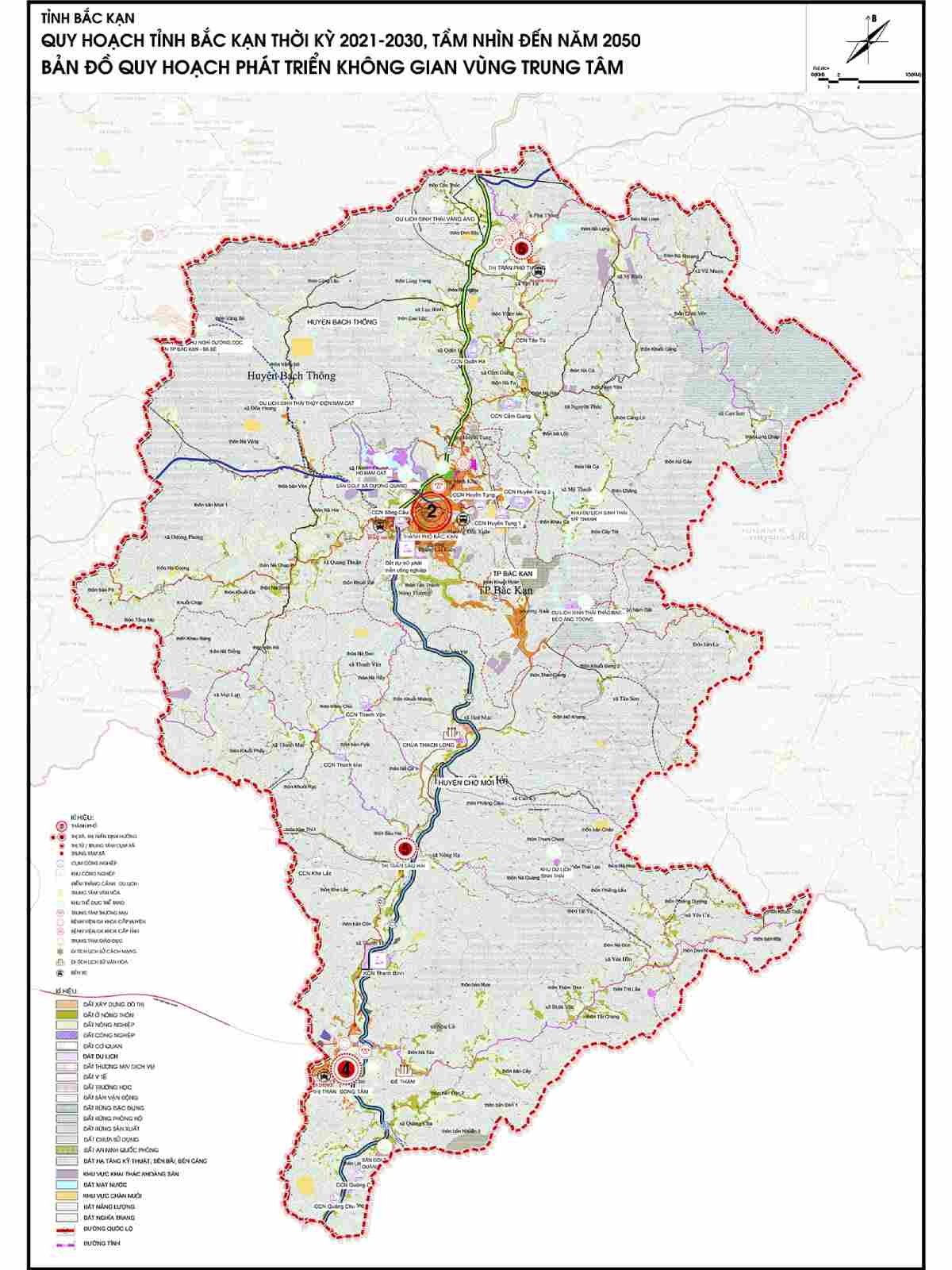 bản đồ bắc kạn quy hoạch