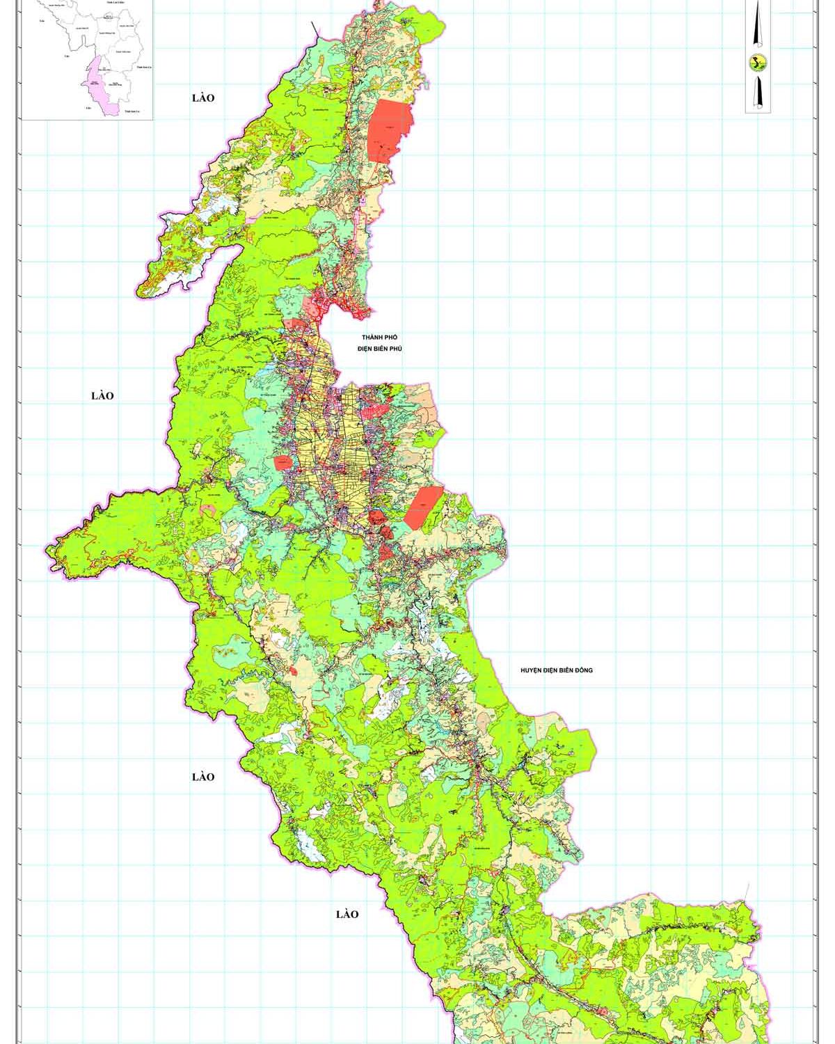 bản đồ điện biên quy hoạch mới nhất