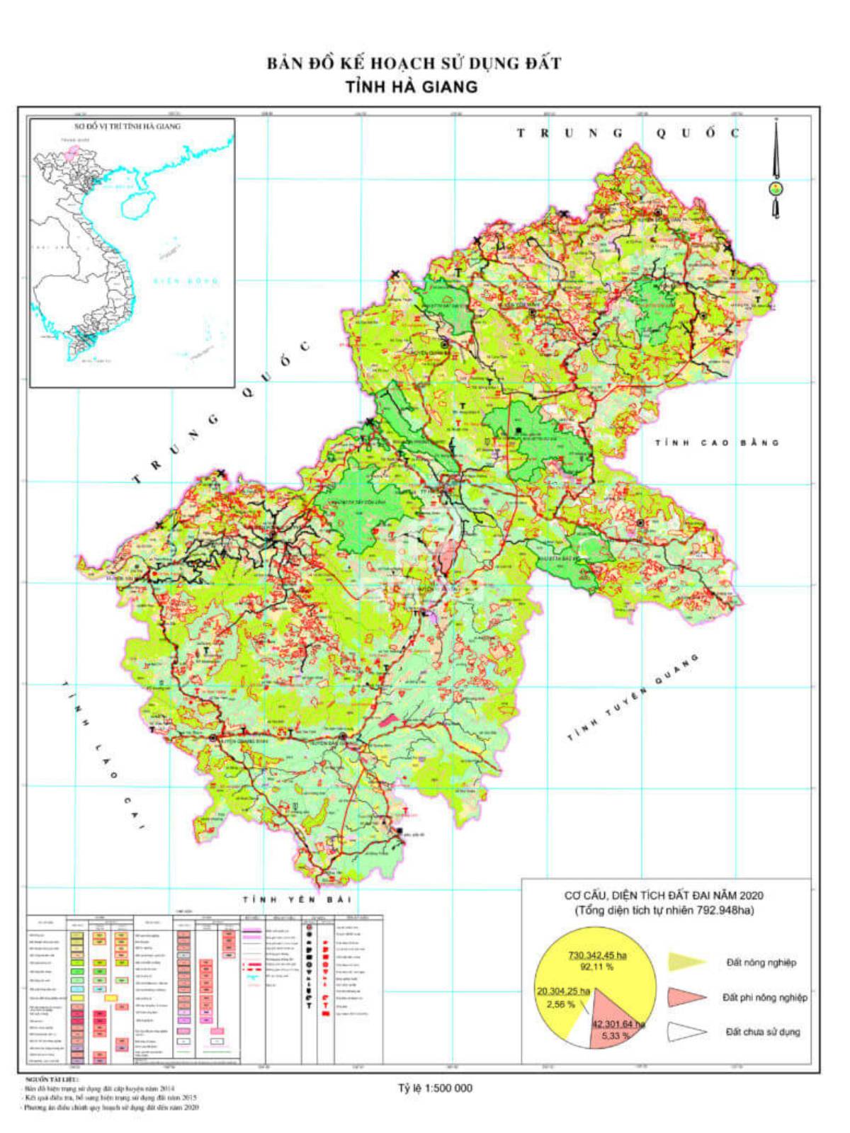 bản đồ hà giang quy hoạch