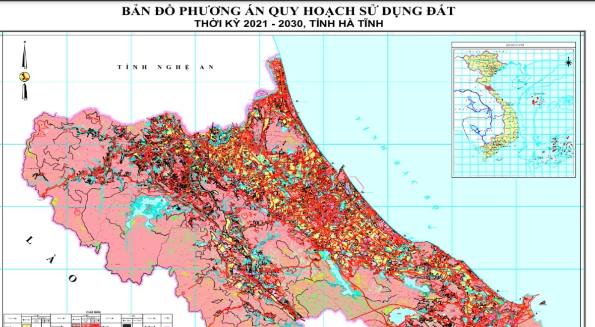 bản đồ hà tĩnh quy hoạch