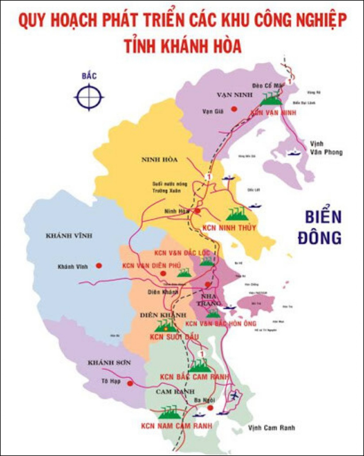 bản đồ khánh hoà tỉnh mới nhất