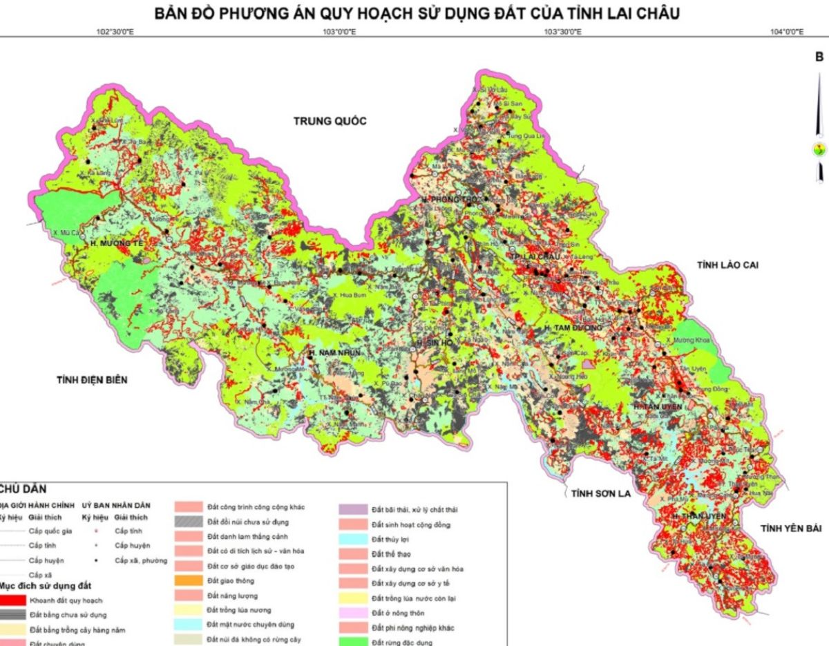 bản đồ lai châu mới nhất