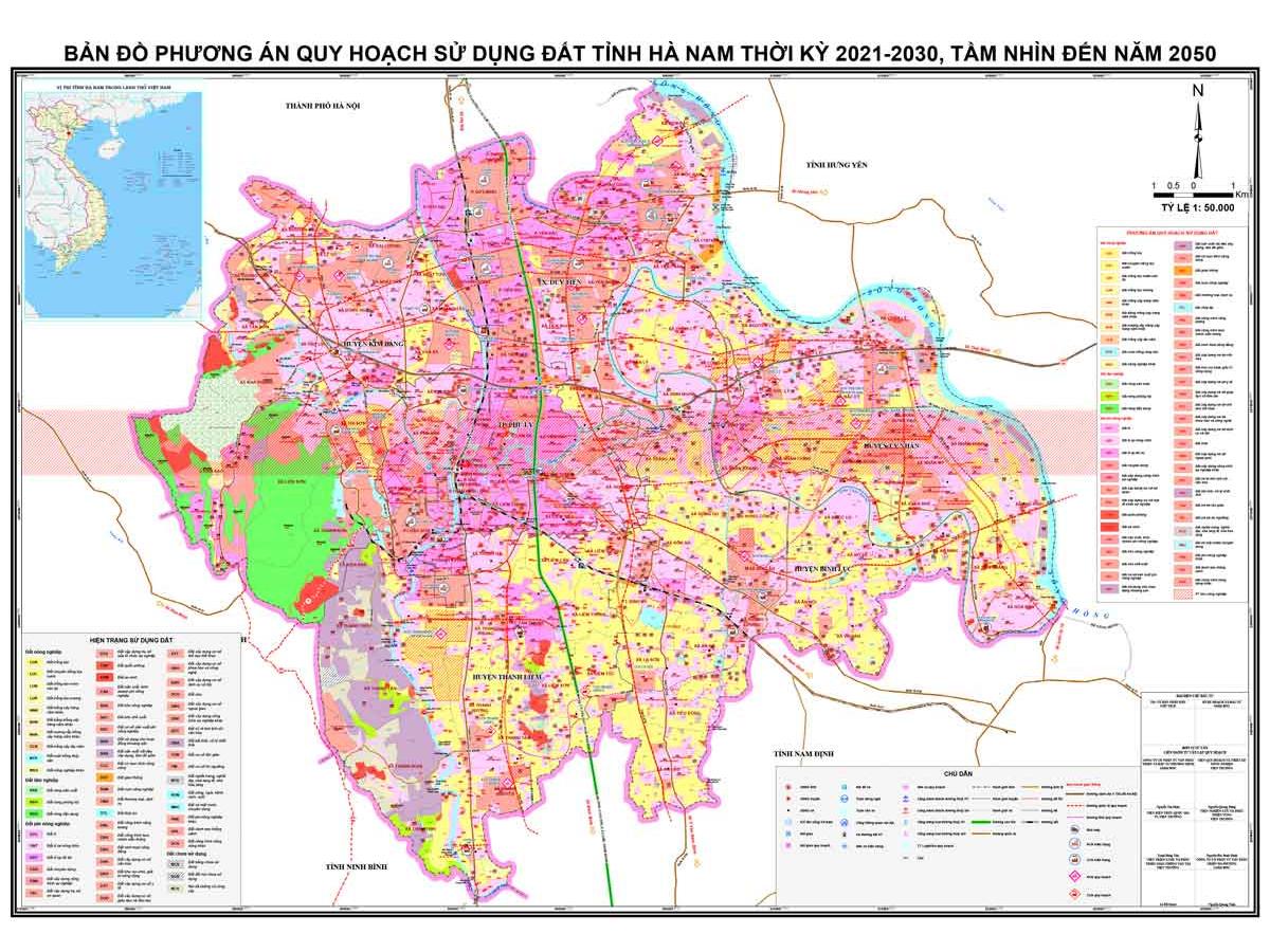 bản đồ nam định quy hoạch