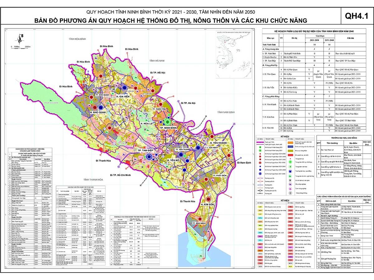 bản đồ ninh bình quy hoạch