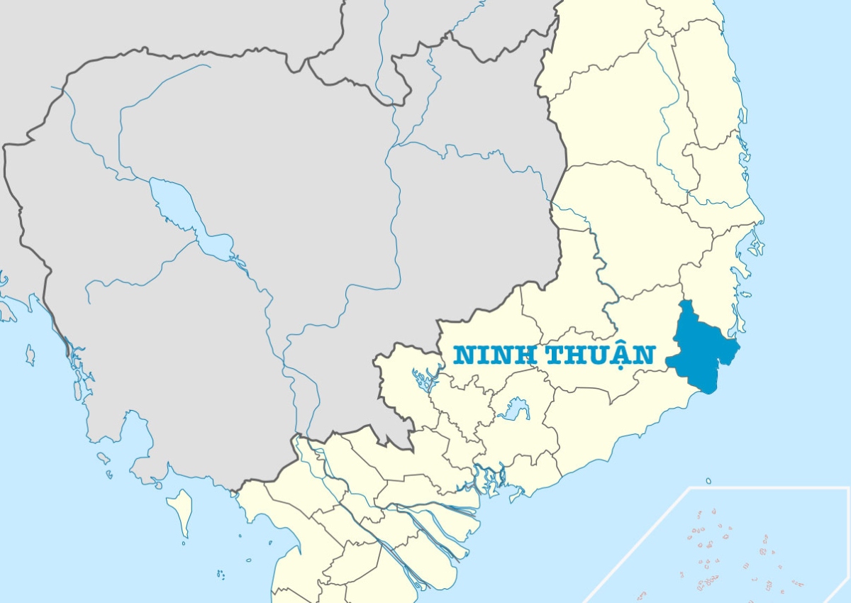 bản đồ ninh thuận