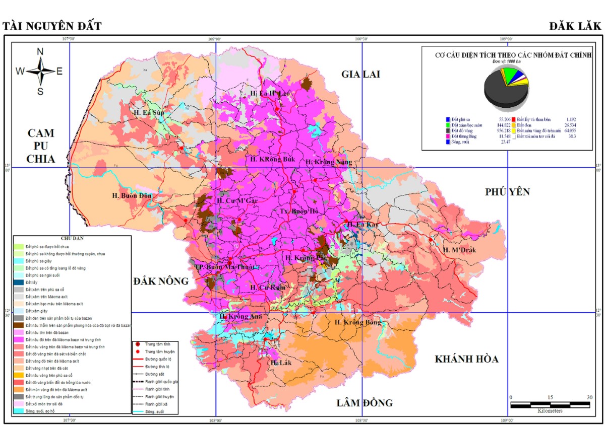 bản đồ quy hoạch đắk lắk mới nhất