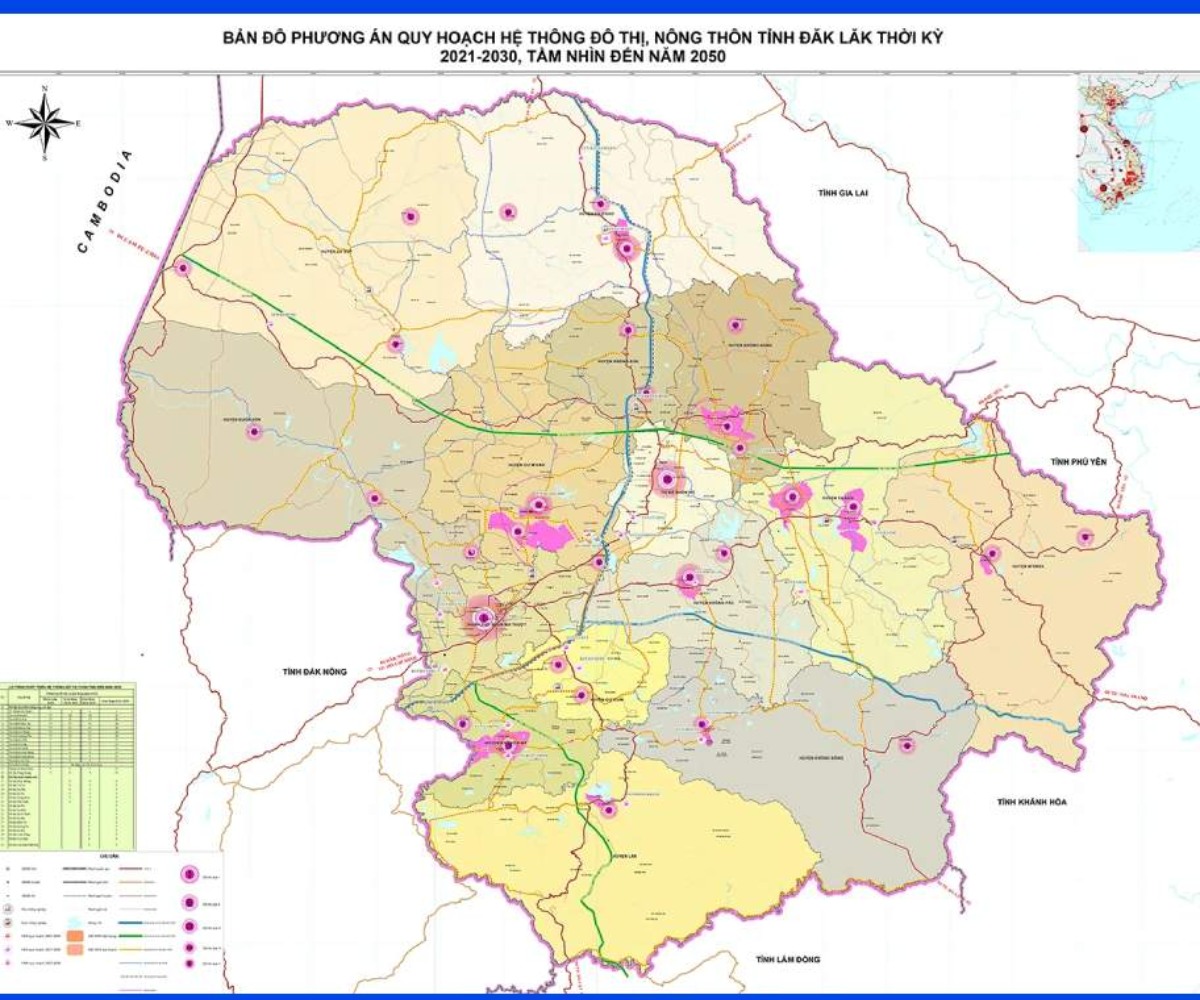 bản đồ quy hoạch đắk lắk