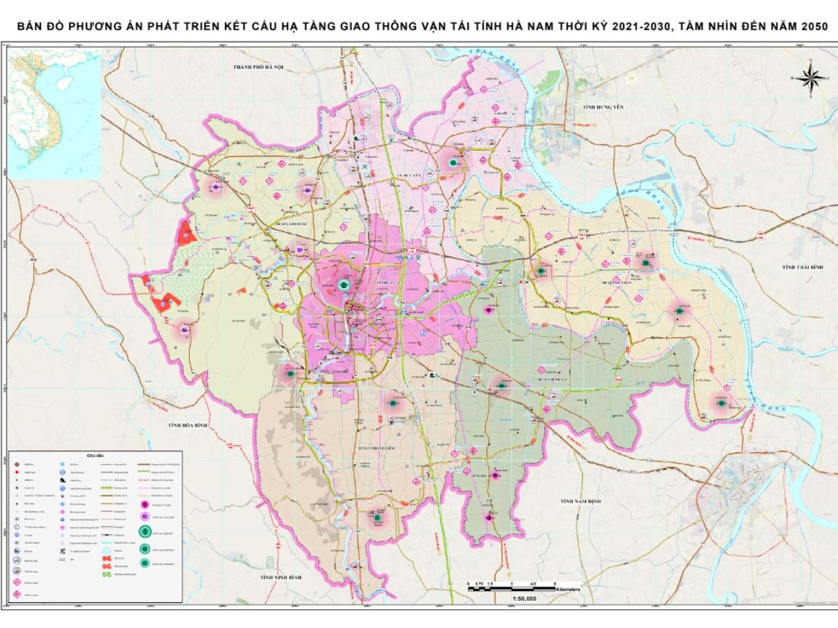 bản đồ quy hoạch hà nam