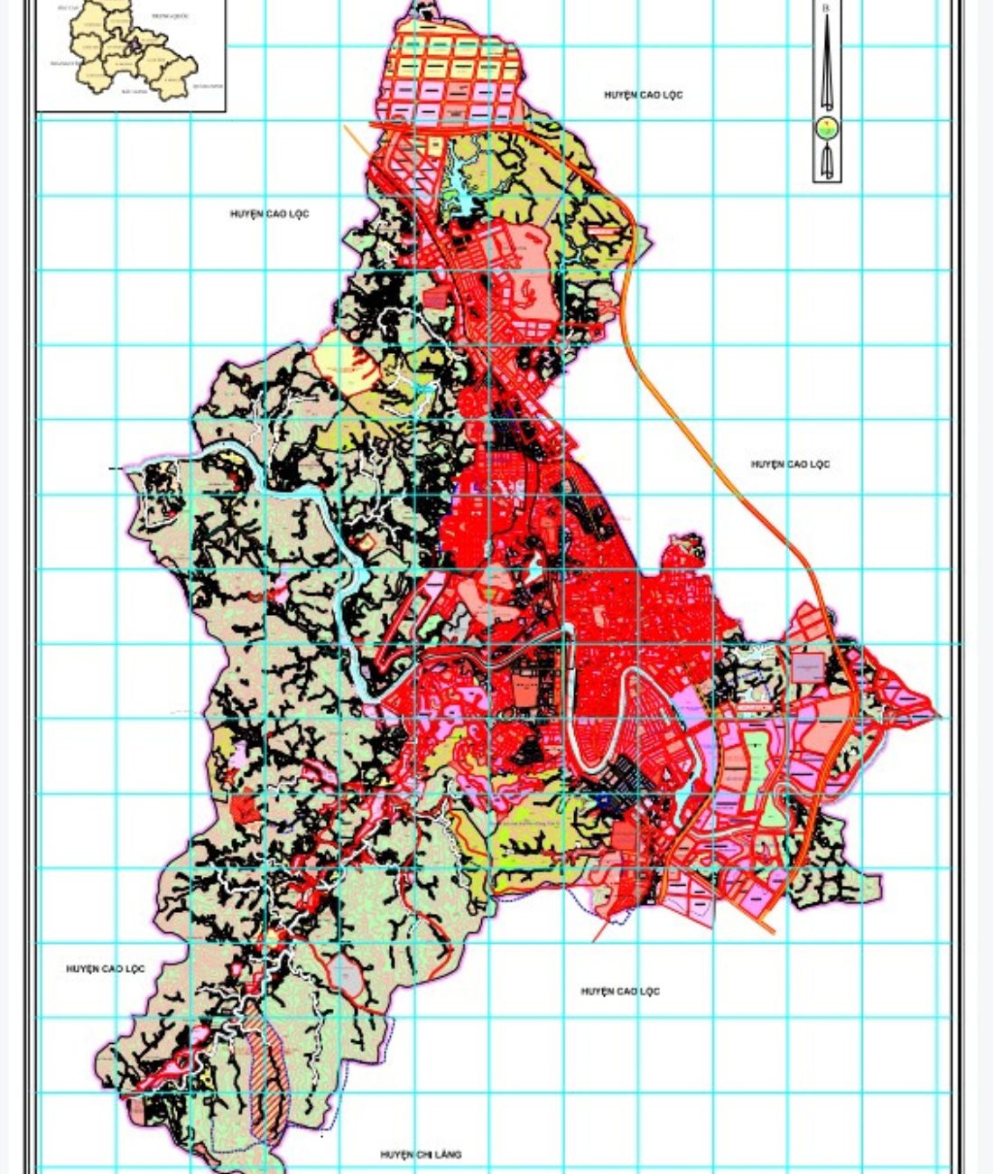 bản đồ quy hoạch lạng sơn mới nhất
