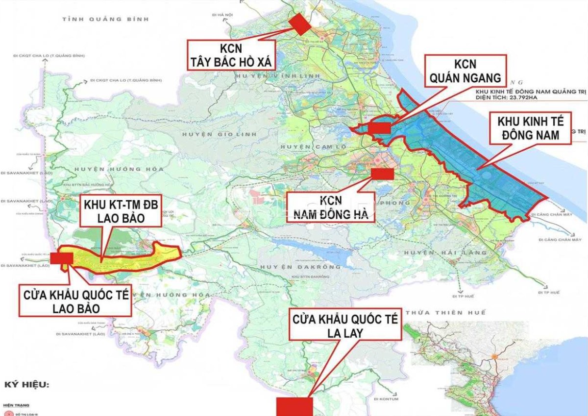 bản đồ quy hoạch quảng trị mới nhất