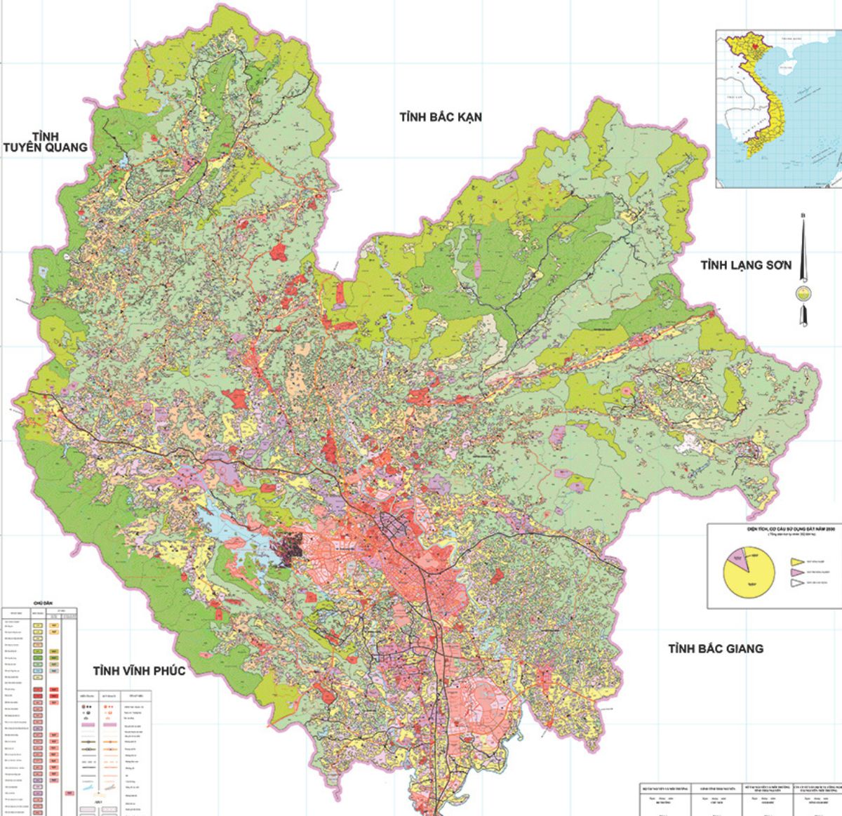 bản đồ quy hoạch thành phố thái nguyên