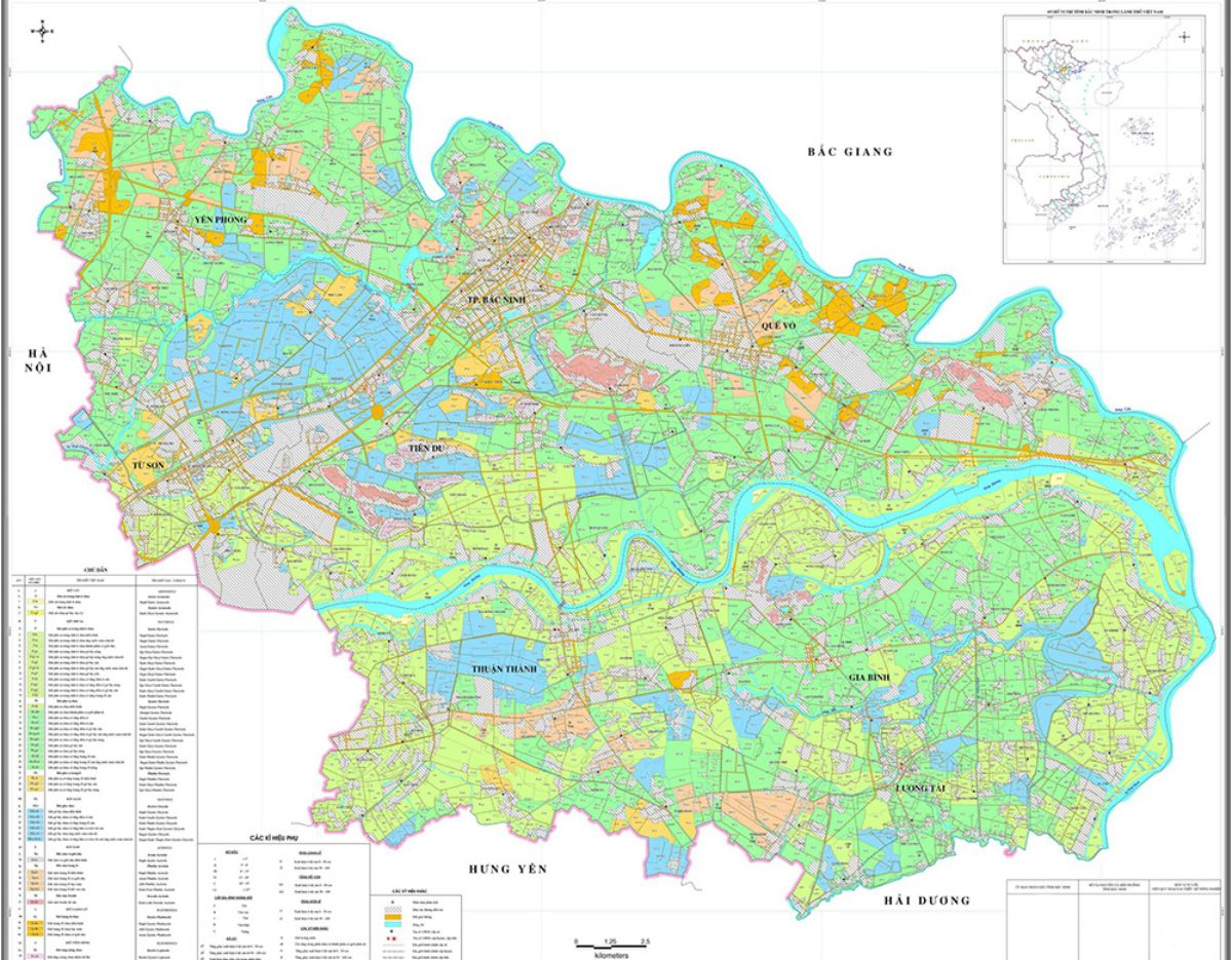 bản đồ quy hoạch tỉnh bắc ninh mới nhất