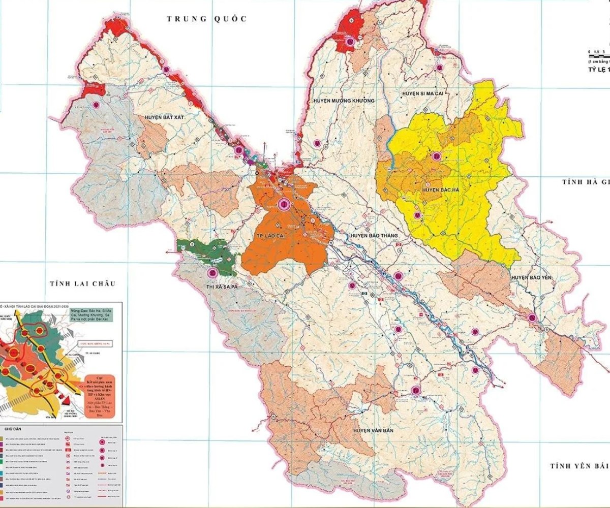 bản đồ quy hoạch tỉnh lào cai