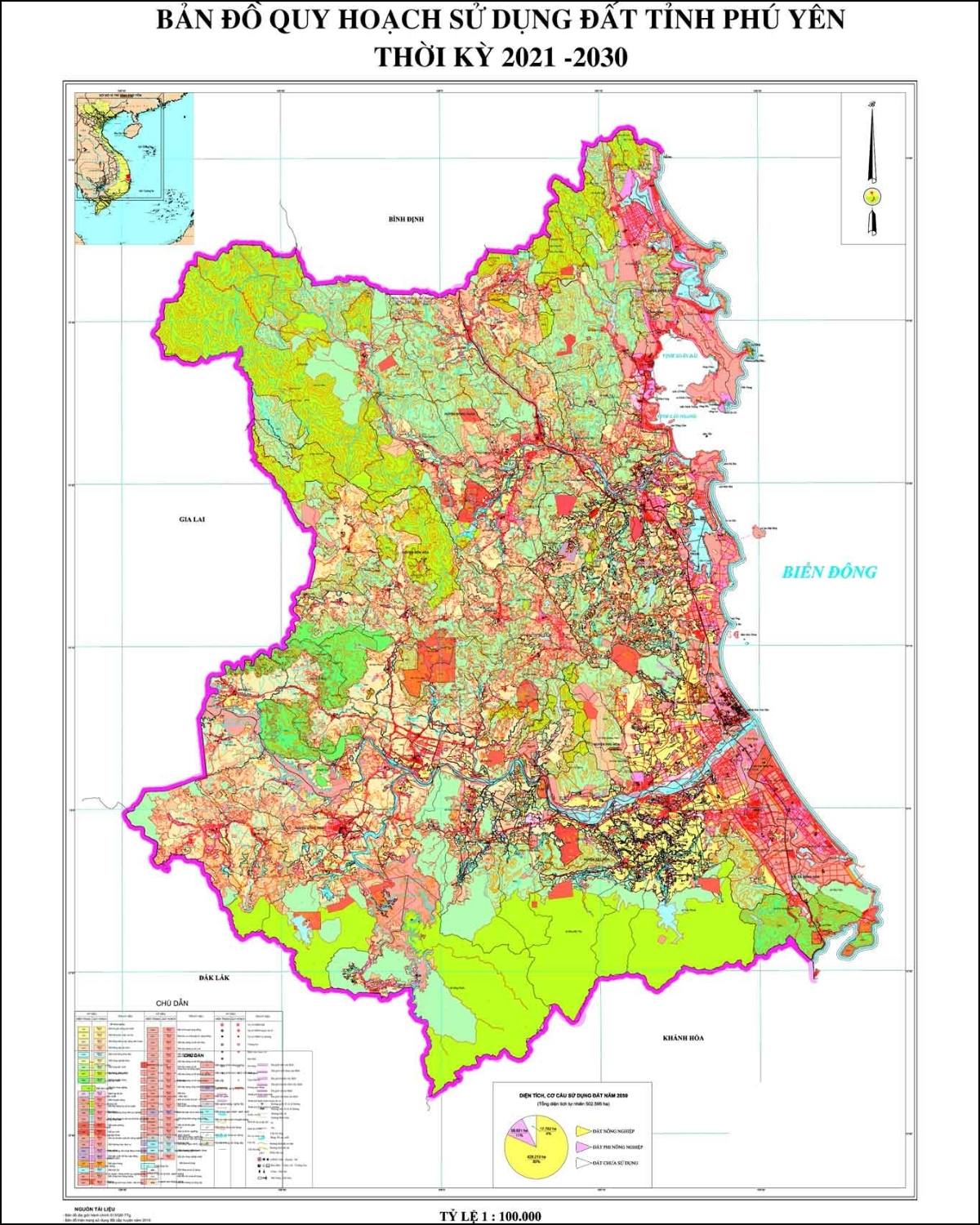 bản đồ quy hoạch tỉnh phú yên