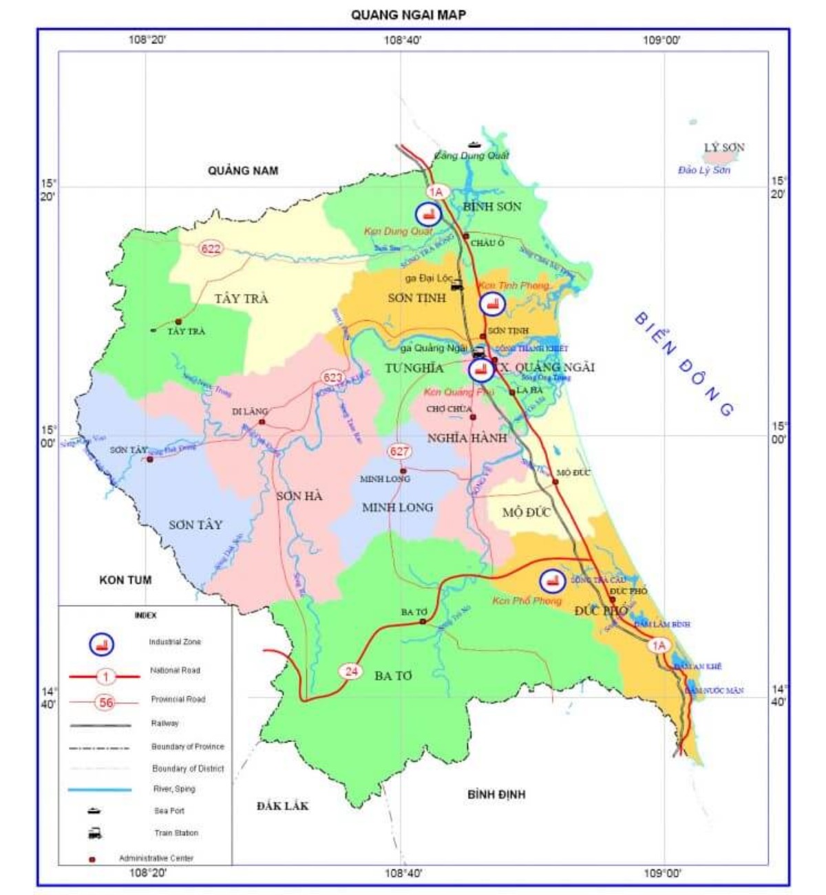 bản đồ quy hoạch tỉnh quảng ngãi