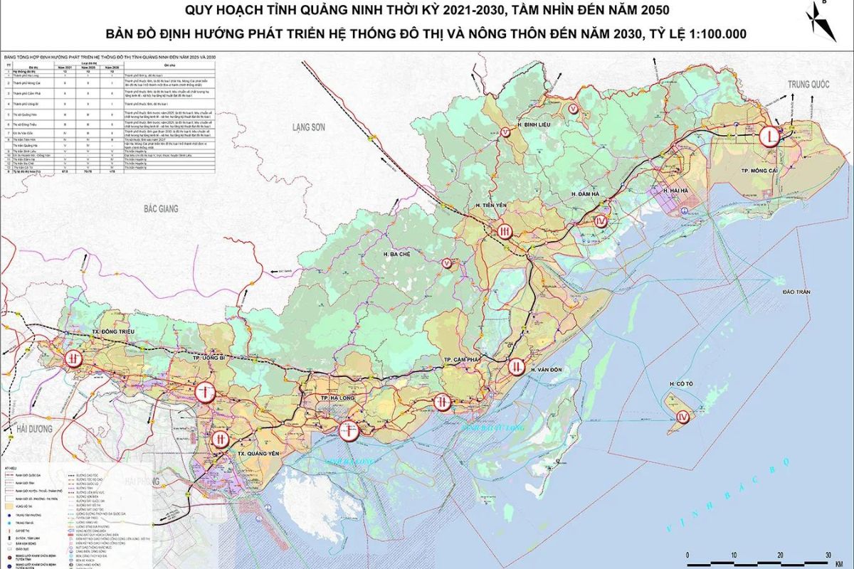 bản đồ quy hoạch tỉnh quảng ninh