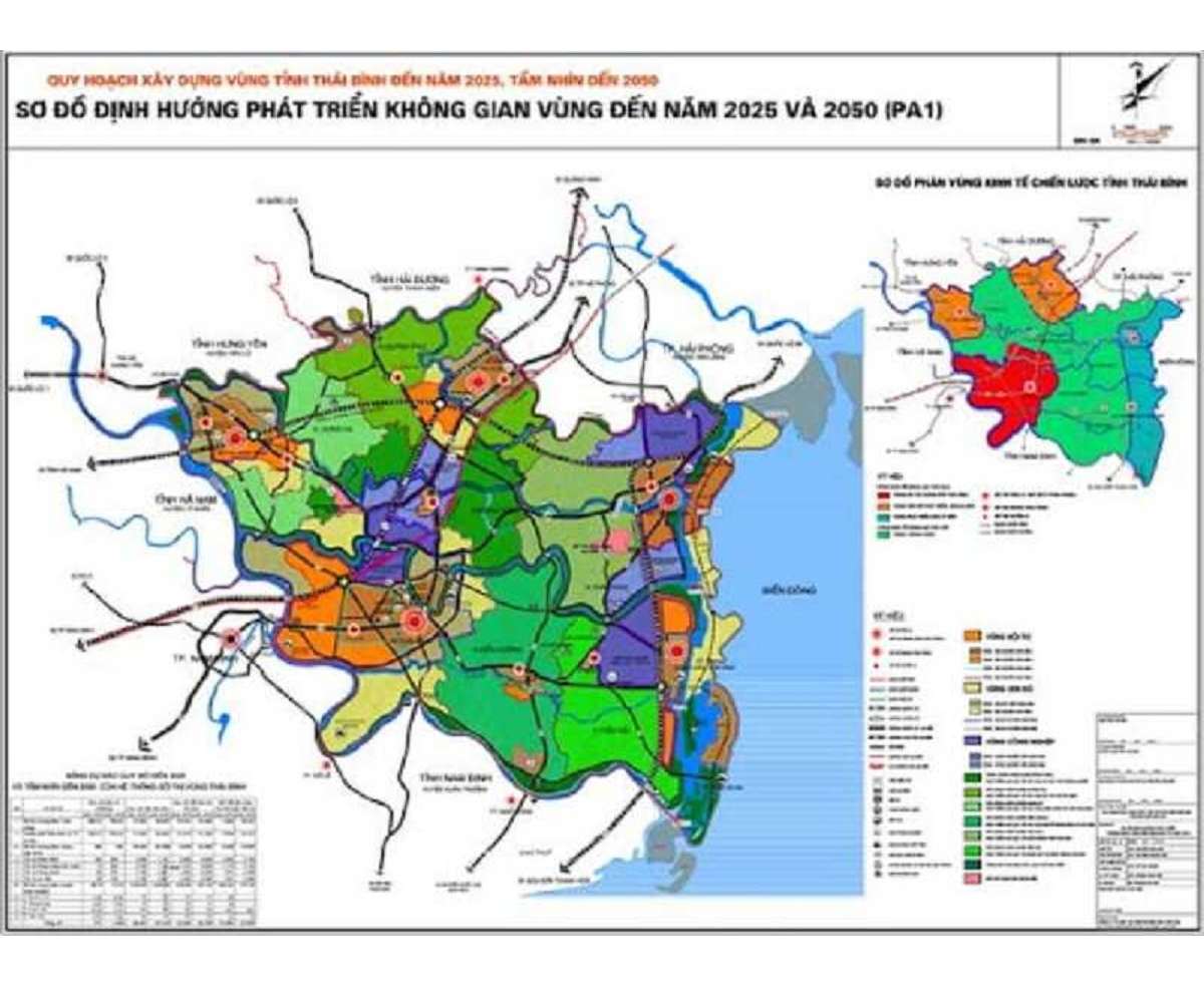 bản đồ quy hoạch tỉnh thái bình