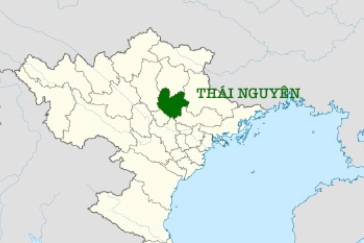 bản đồ thái nguyên ở vị trí nào