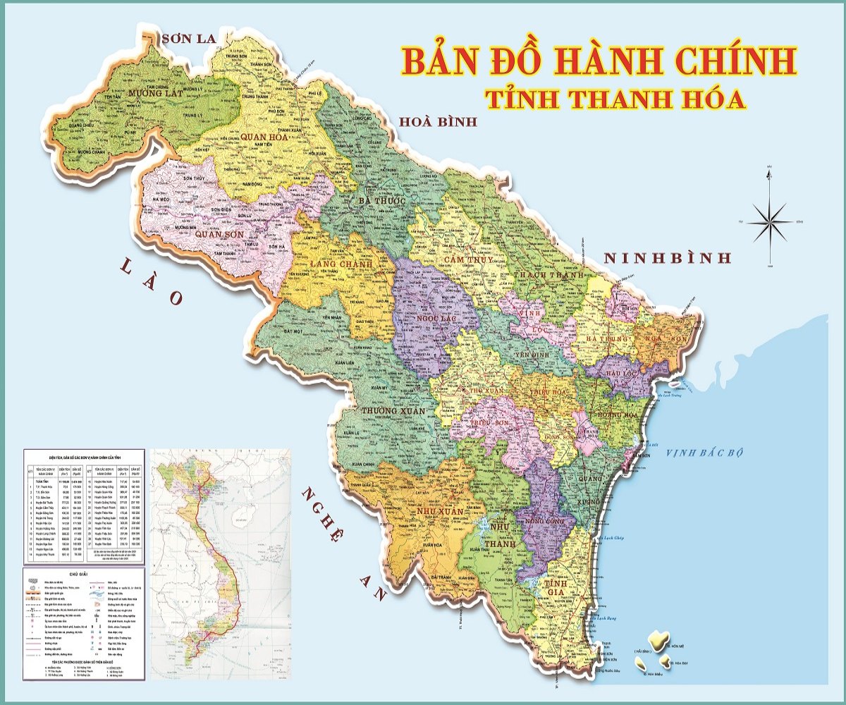 bản đồ thanh hóa mới nhất