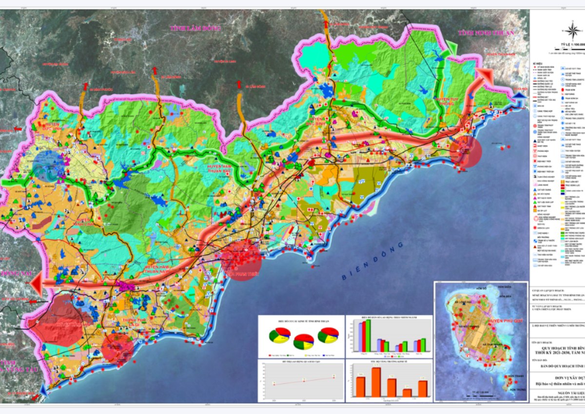 bản đồ tỉnh bình thuận mới nhất