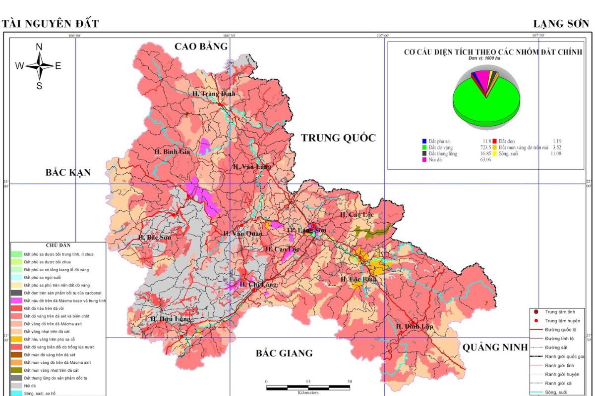 bản đồ tỉnh lạng sơn