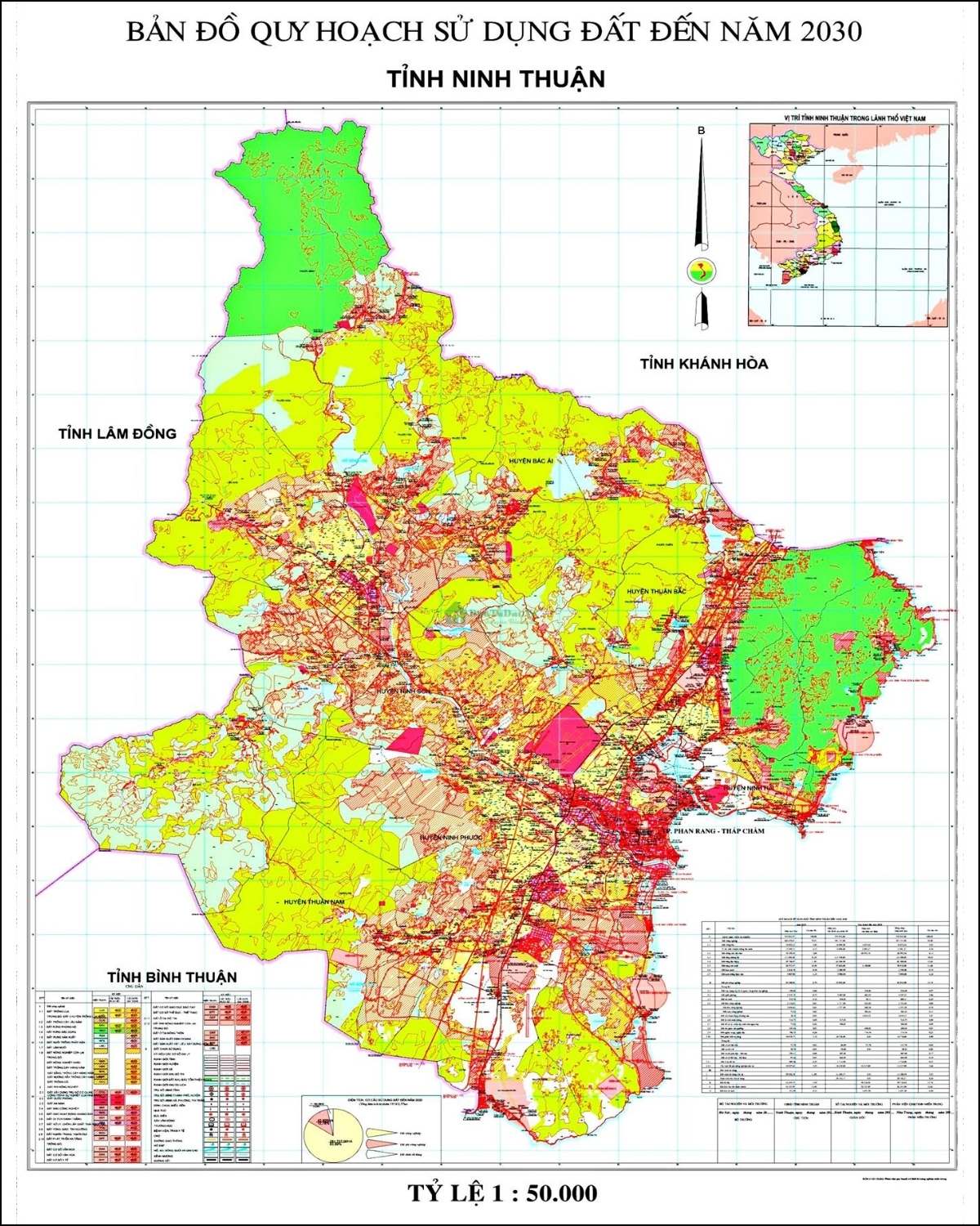 bản đồ tỉnh ninh thuận