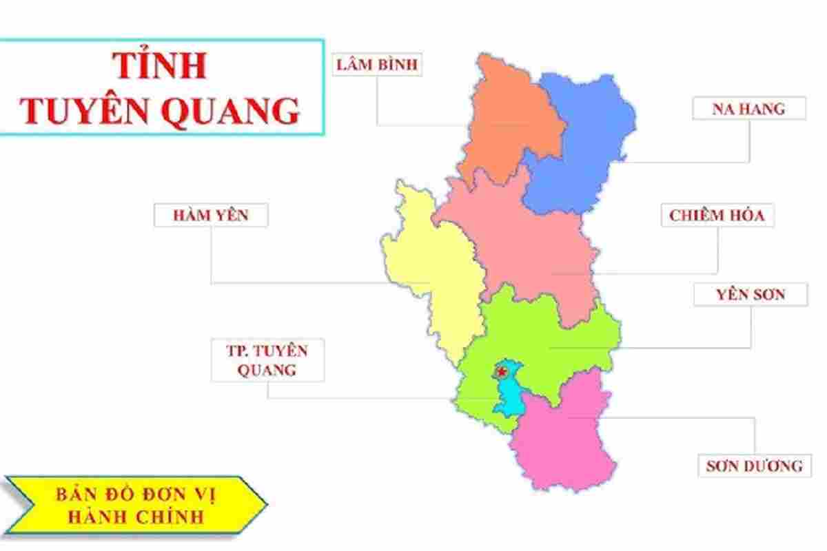 bản đồ tuyên quang