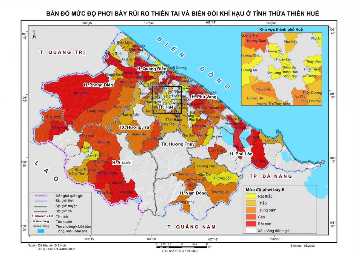 bản đồ vệ tinh thừa thiên huế