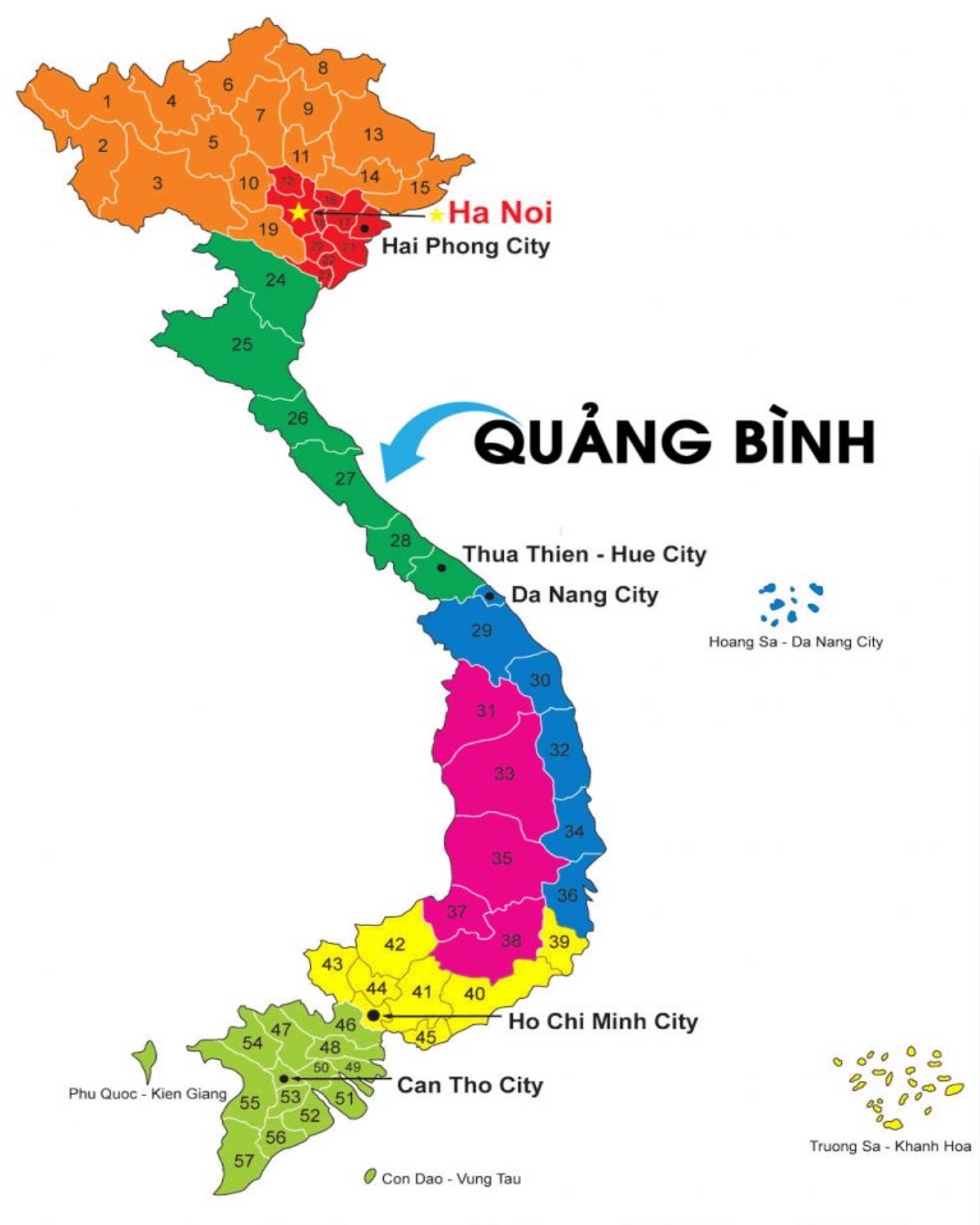 bản đồ vị trí quảng bình