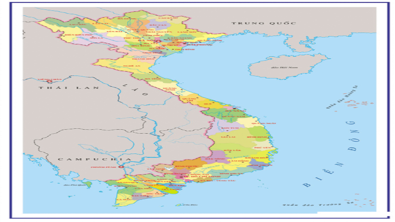 bản đồ vector việt nam 1