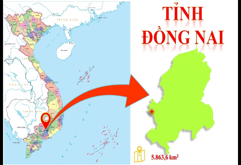 Bản đồ tỉnh Đồng Nai mới nhất về hành chính, giao thông, quy hoạch