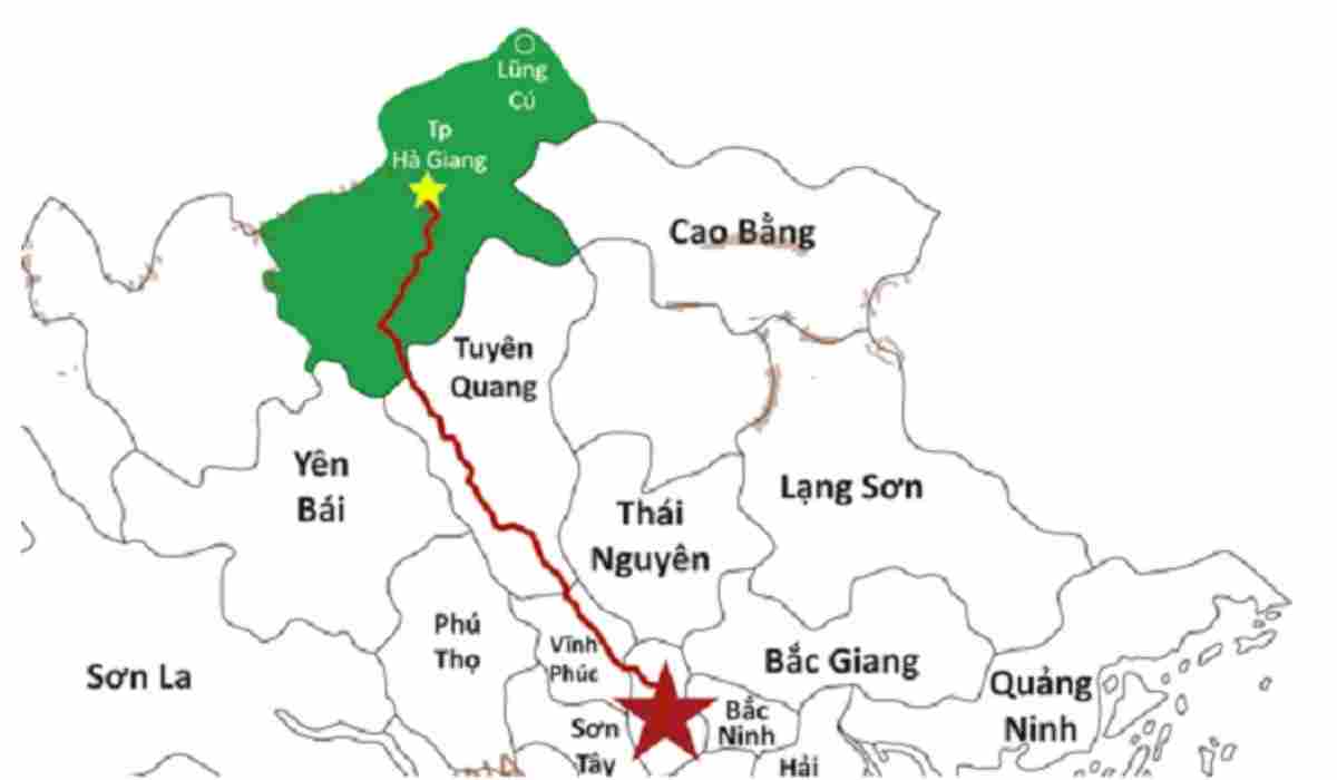 hà giang bản đồ việt nam