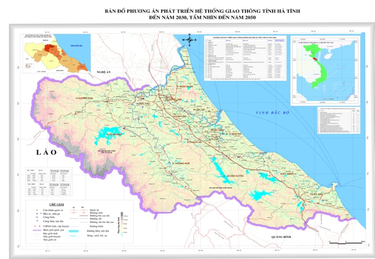hà tĩnh bản đồ quy hoạch giao thông