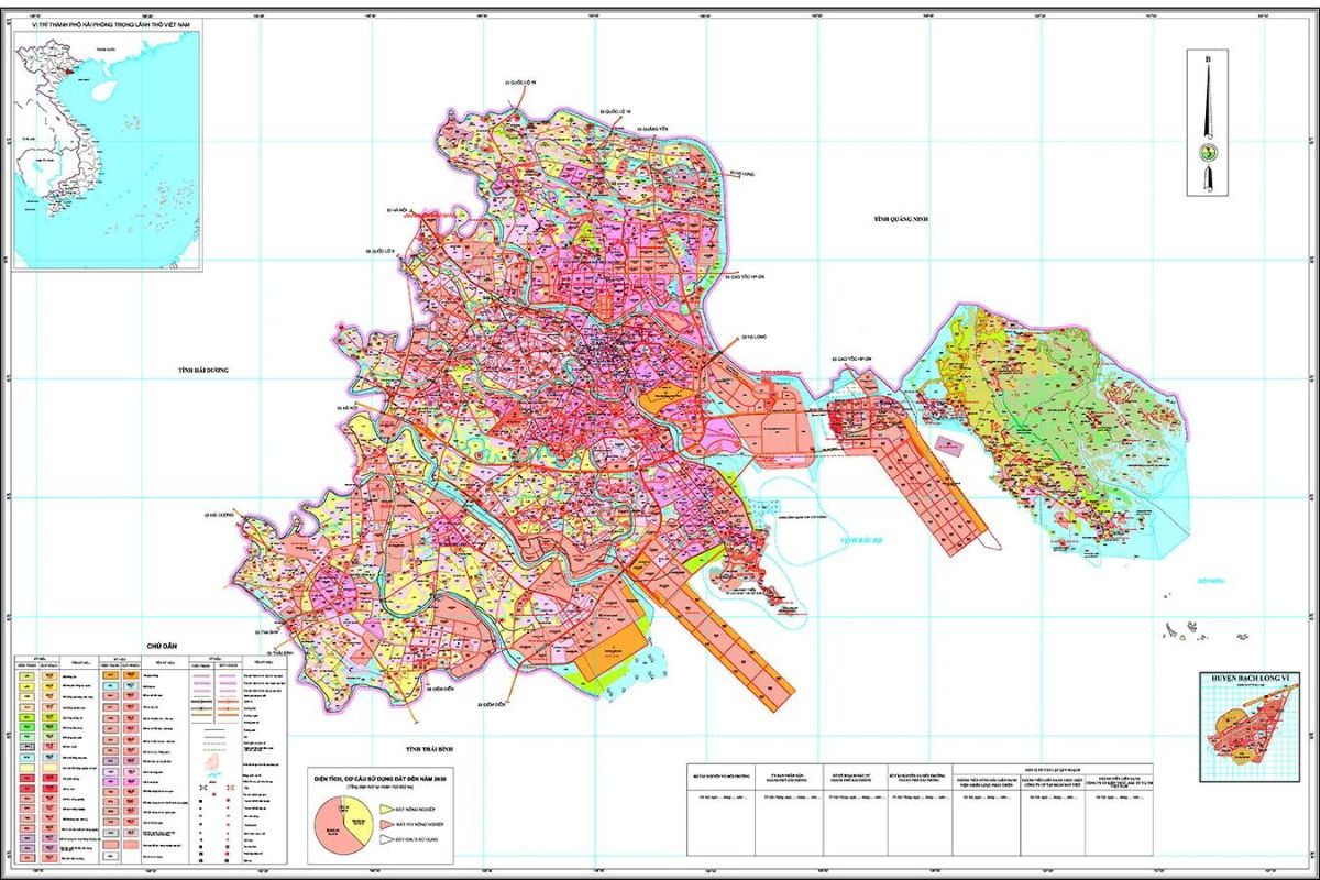 hải phòng bản đồ mới nhất 