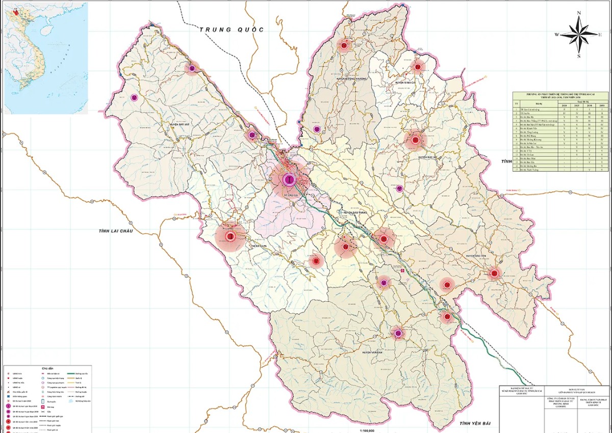 lào cai bản đồ quy hoạch