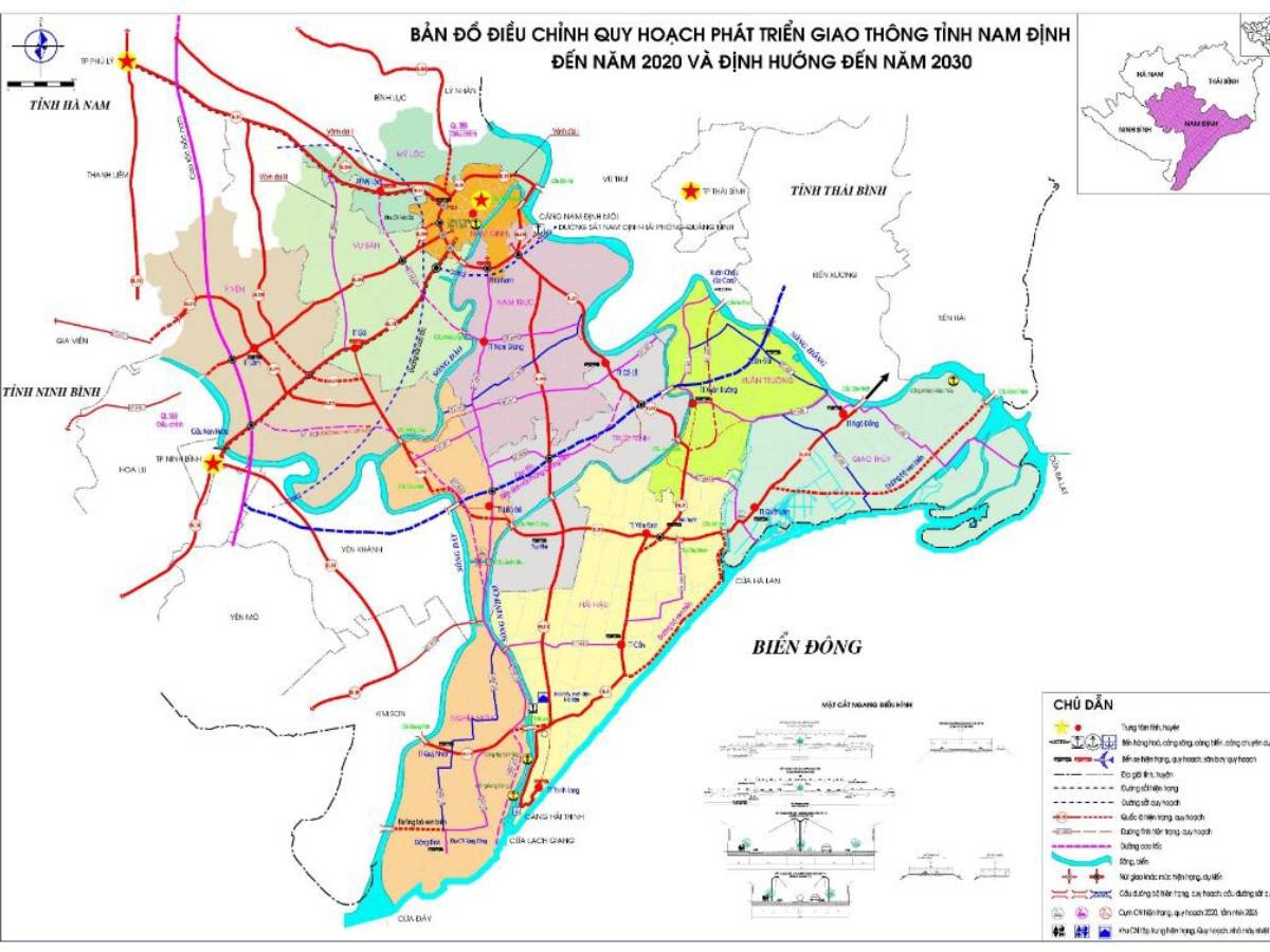 nam định bản đồ quy hoạch chi tiết