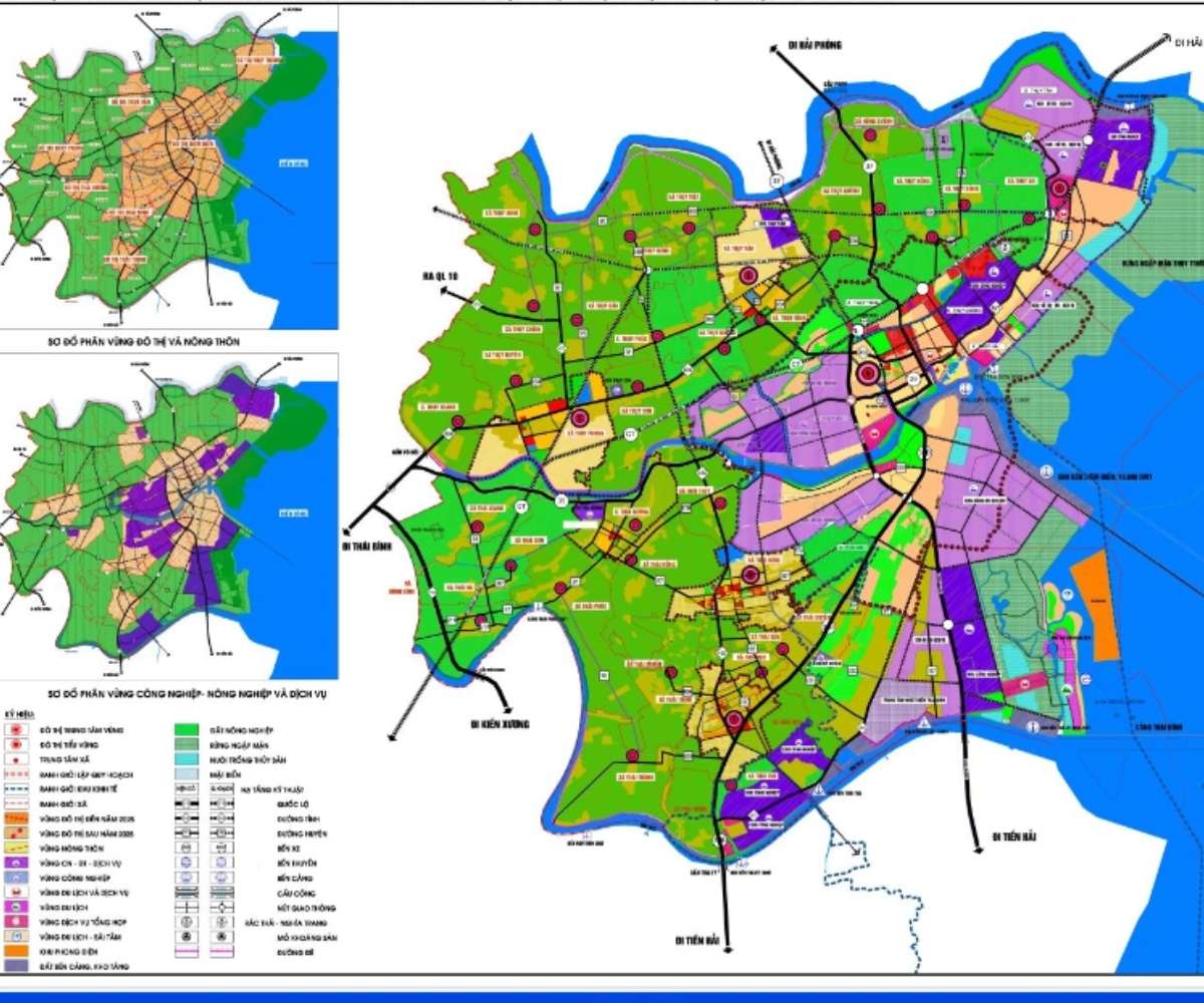quy hoạch bản đồ thái bình