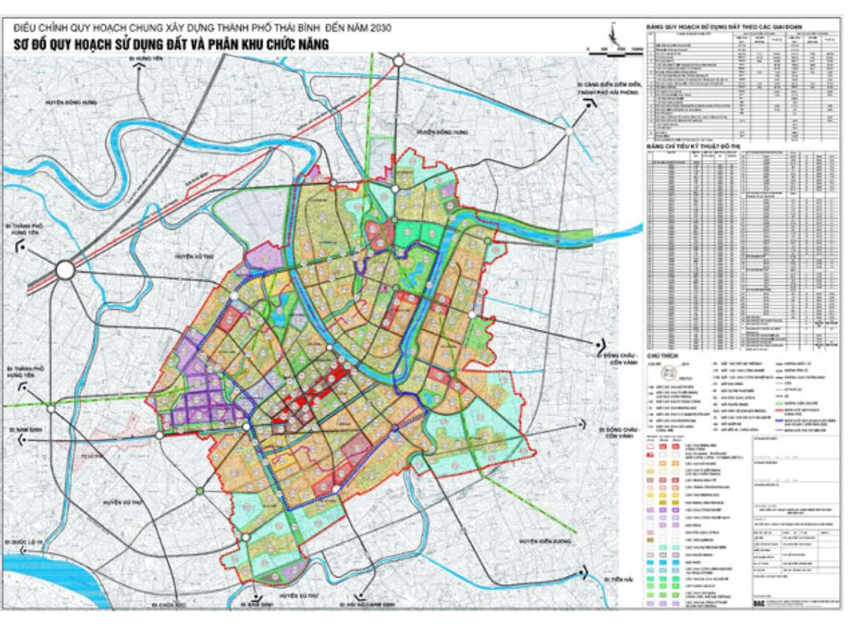 quy hoạch bản đồ tỉnh thái bình