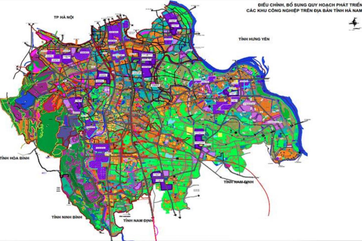 tỉnh hà nam bản đồ quy hoạch