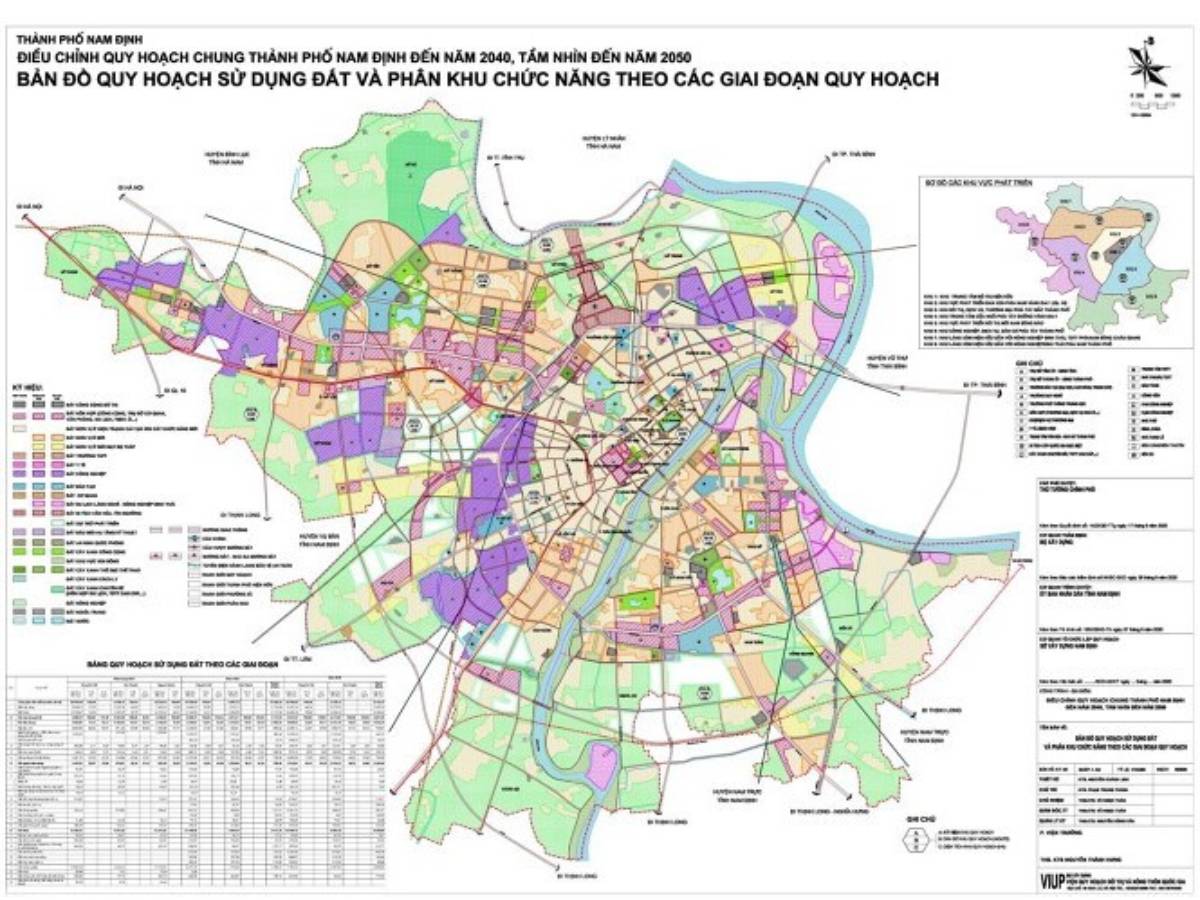 tỉnh nam định bản đồ quy hoạch