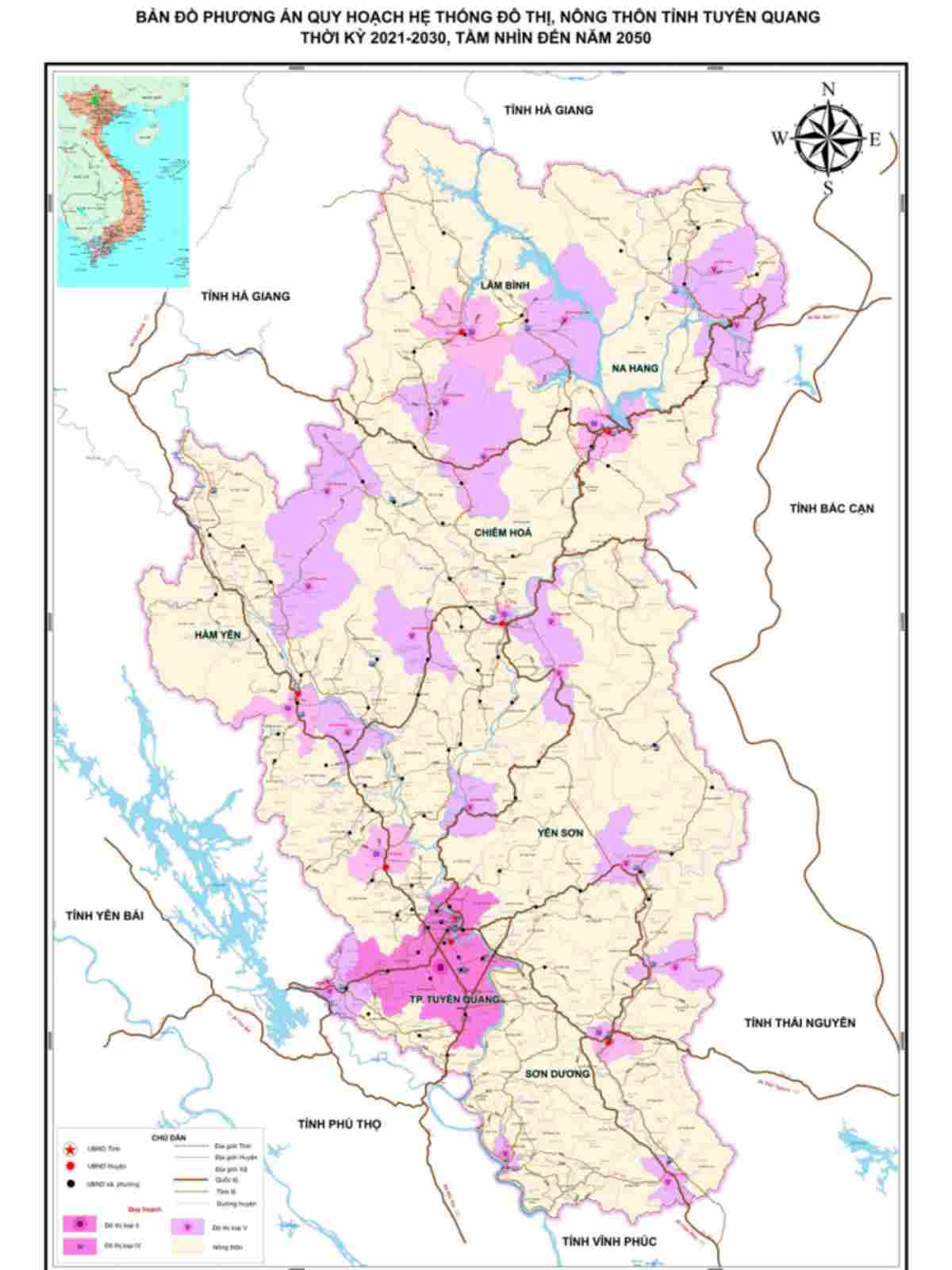 tuyên quang bản đồ quy hoạch