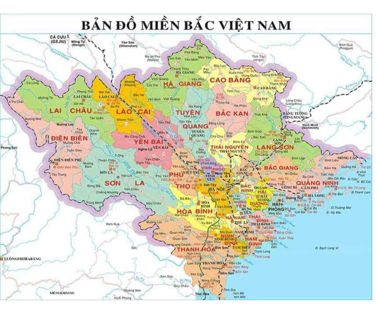 vị trí cao bằng bản đồ