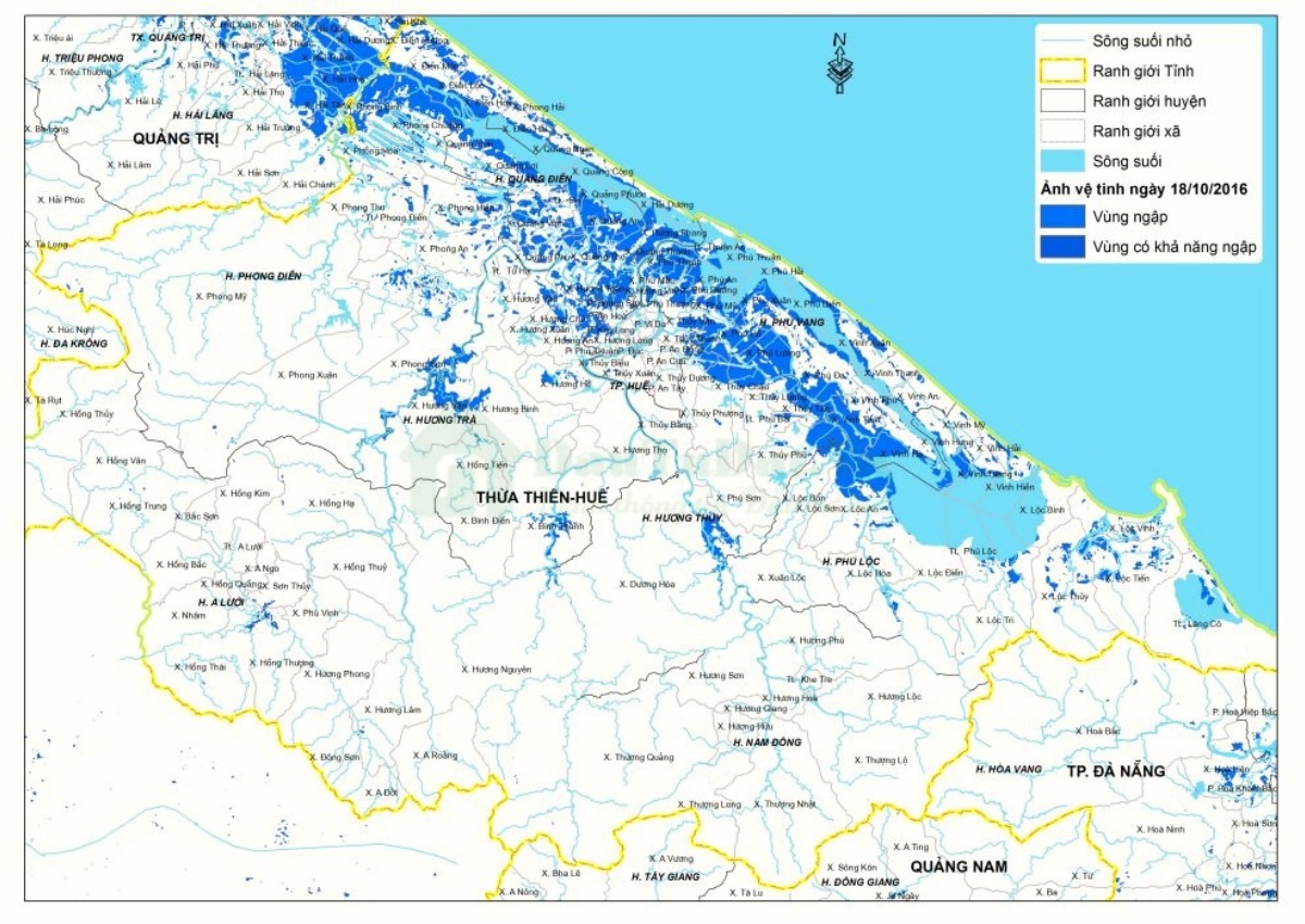 vị trí địa lý thừa thiên huế